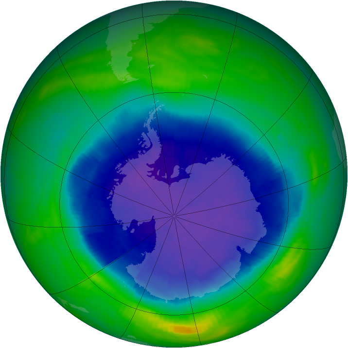 Ozone Map 1989-09-29